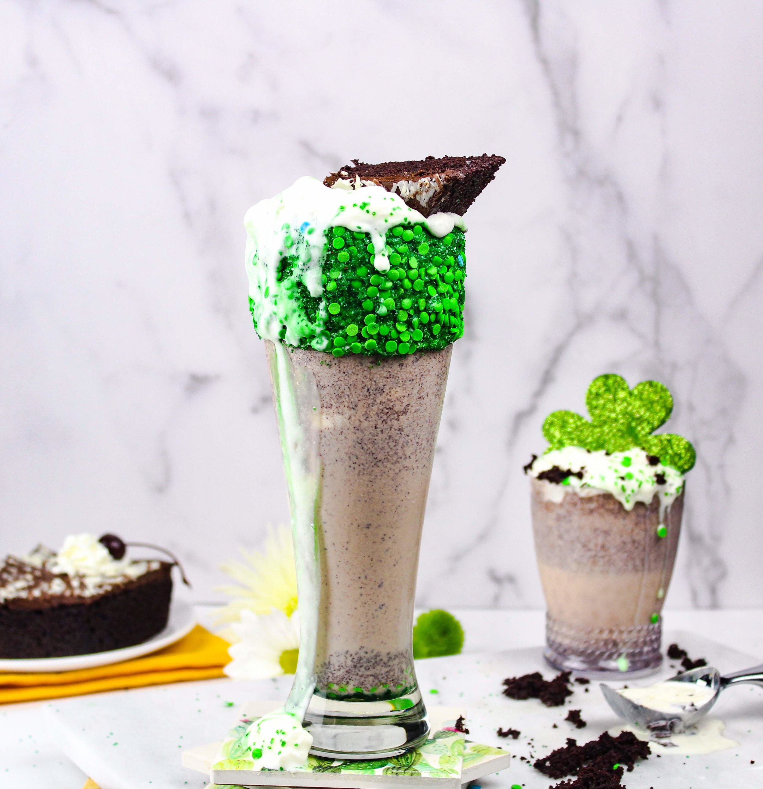 Chocolate Milkshake with Chocolate Coconut Cake and a Chocolate Coconut  Truffle recipe | Eat Smarter USA