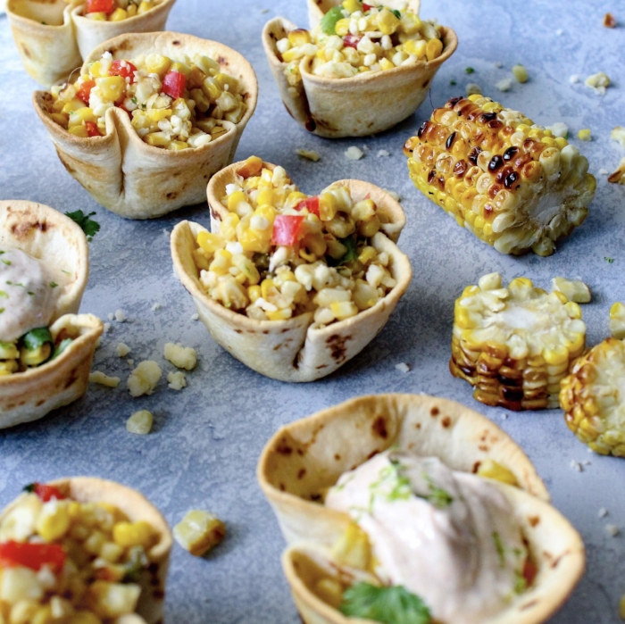 Skinny Elotes Tortilla Cups Mom Under Pressure